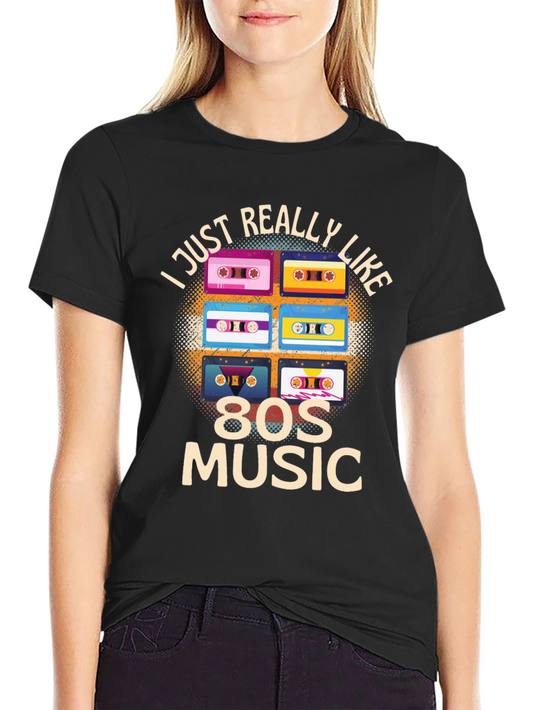 80s Music Cassette Tape T-Shirt - Retro Style Tee