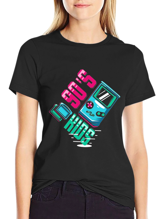 90s Kids T-Shirt - Retro Gaming Style