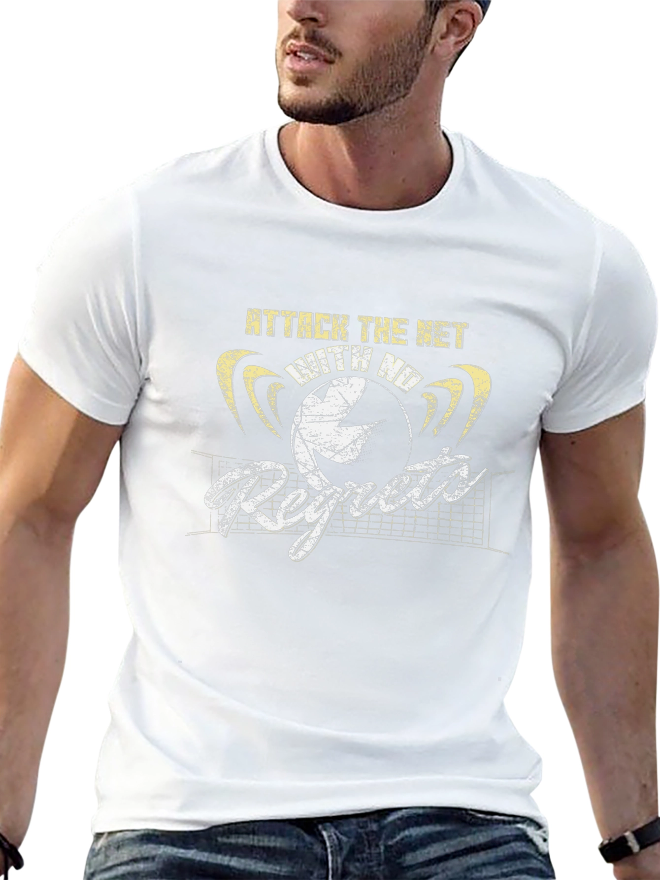 Attack the Net Volleyball T-Shirt