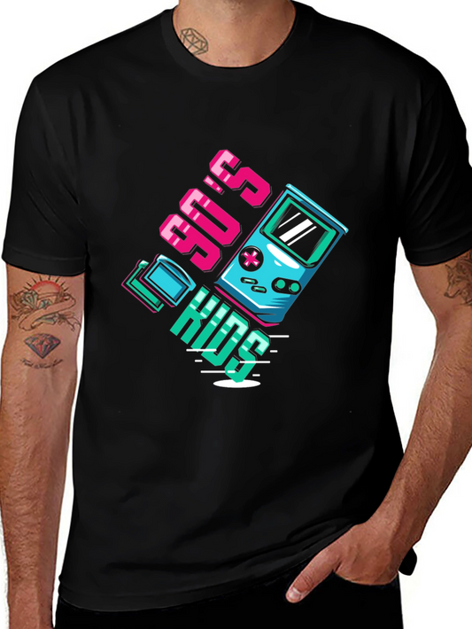 90s Kids T-Shirt - Retro Gaming Style
