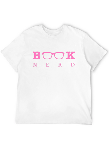 Book Nerd T-Shirt - Black Crew Neck