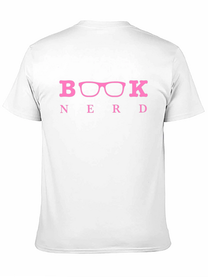 Book Nerd T-Shirt - Black Crew Neck