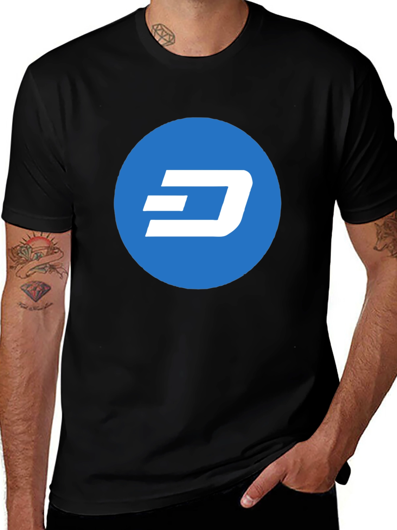 Dash Cryptocurrency Logo T-Shirt