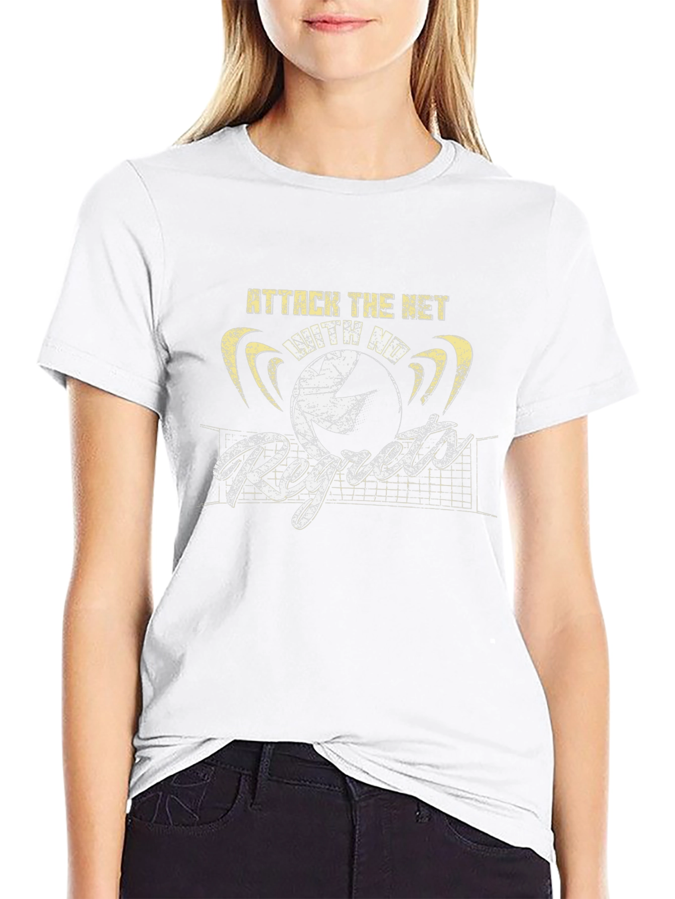 Attack the Net Volleyball T-Shirt