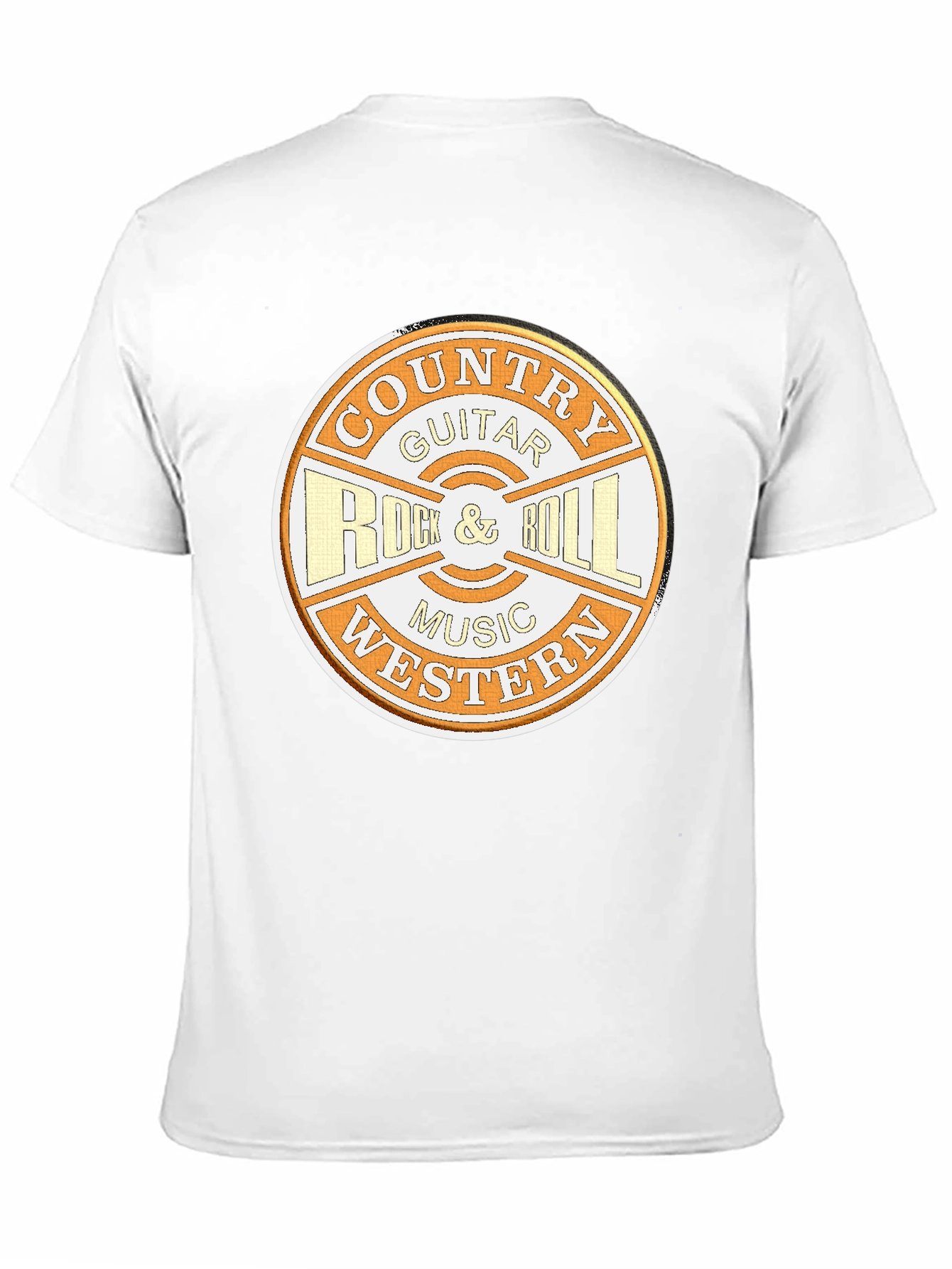 Country Guitar Rock & Roll Music Tee