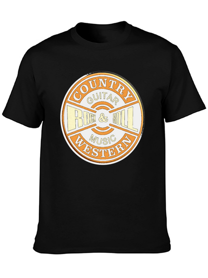 Country Guitar Rock & Roll Music Tee