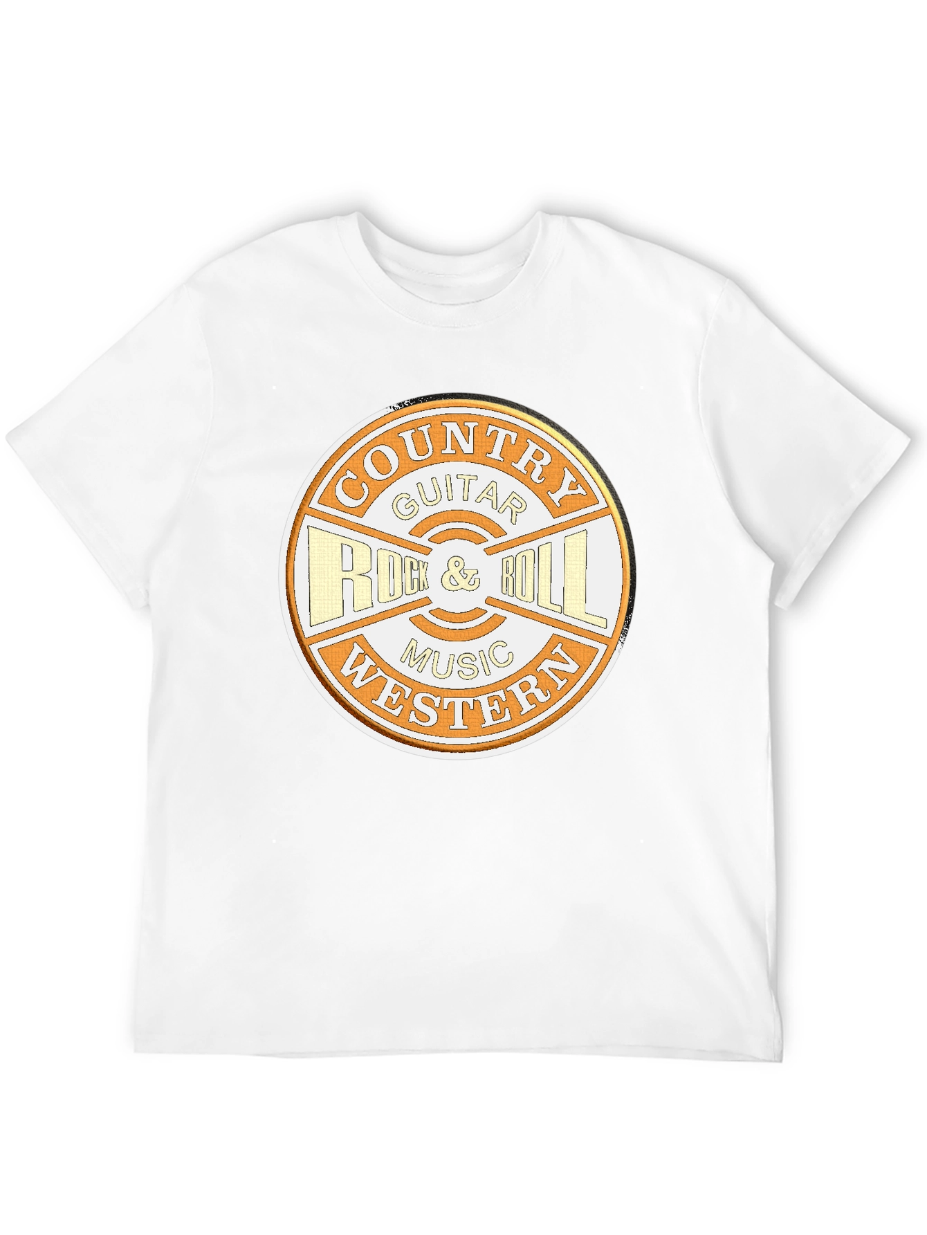 Country Guitar Rock & Roll Music Tee